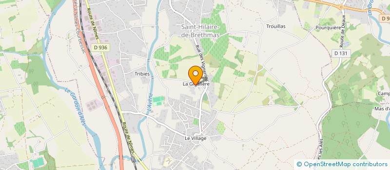 localisation de l'entreprise LA JASSE DE BERNARD  SAINT-HILAIRE-DE-BRETHMAS