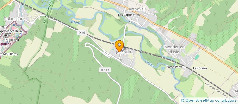 localisation de l'entreprise LA JAUCOURTOISE  JAUCOURT