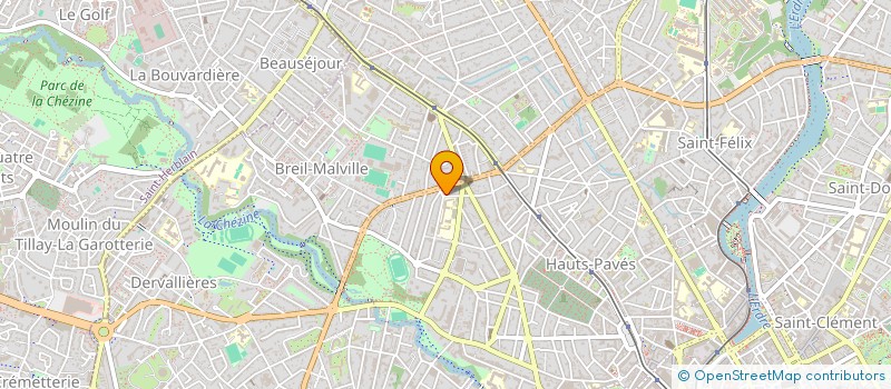 localisation de l'entreprise LA JAUDHOMMIERE  NANTES