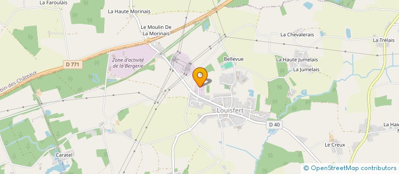 localisation de l'entreprise LA JAV  LOUISFERT