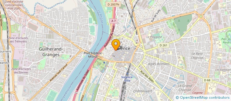 localisation de l'entreprise LA JAVANAISE  VALENCE