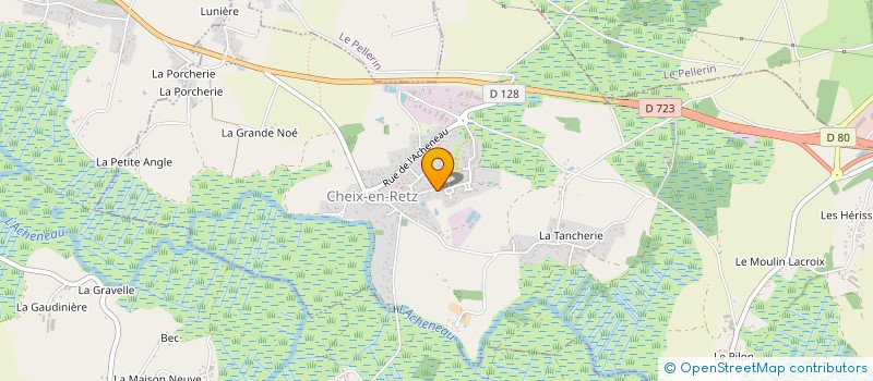 localisation de l'entreprise LA JAVIGNE  CHEIX-EN-RETZ