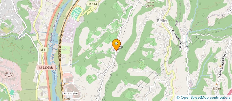 localisation de l'entreprise LA JBE  NICE