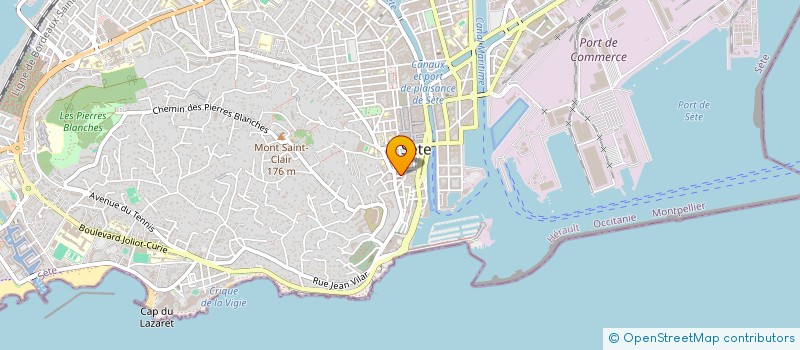 localisation de l'entreprise LA JEANNE  SETE