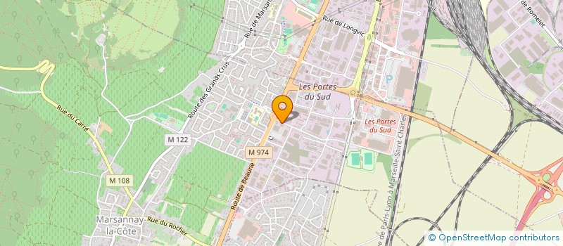 localisation de l'entreprise LA JEANNE BRASSERIE à MARSANNAY-LA-COTE