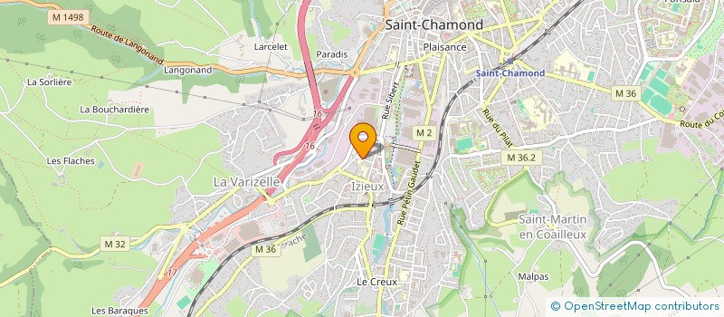 localisation de l'entreprise LA JEANNE D'ARC D'IZIEUX à SAINT-CHAMOND