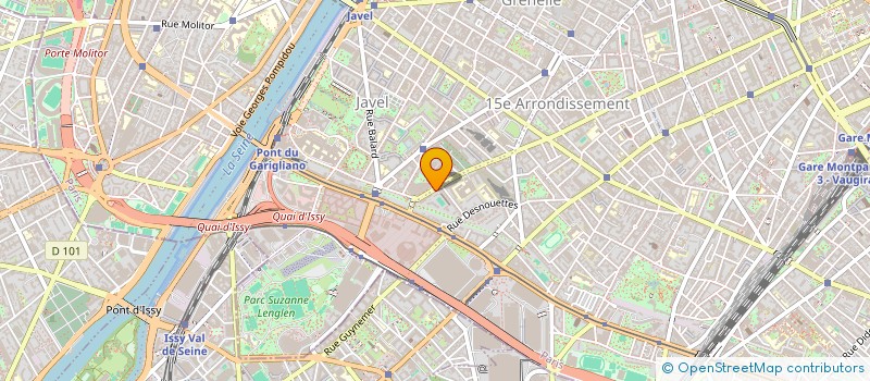 localisation de l'entreprise LA JEANNE D'ARC DE VAUGIRARD  PARIS