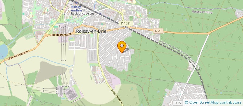 localisation de l'entreprise LA JECAPAMC  ROISSY-EN-BRIE