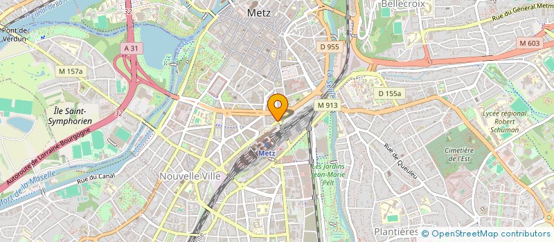 localisation de l'entreprise LA JEEP  METZ