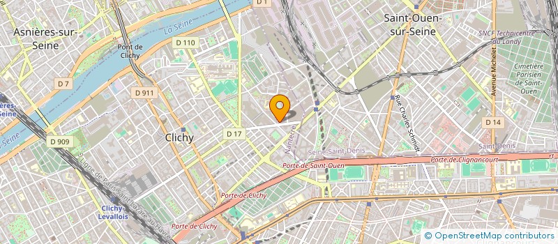 localisation de l'entreprise LA JET 7 KARIBEENNE à CLICHY