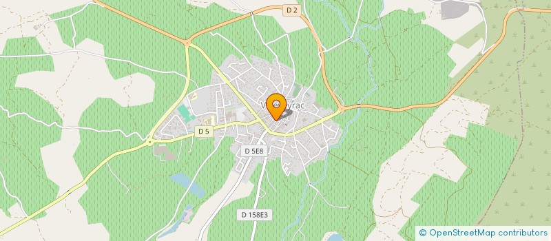 localisation de l'entreprise LA JEUNE FRANCE à VILLEVEYRAC