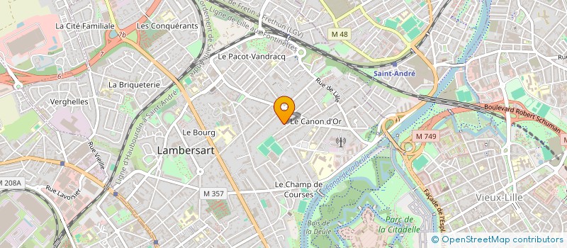 localisation de l'entreprise LA JEUNE FRANCE à LAMBERSART
