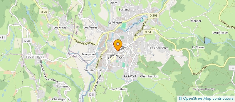 localisation de l'entreprise LA JEUNE GARDE  COURS