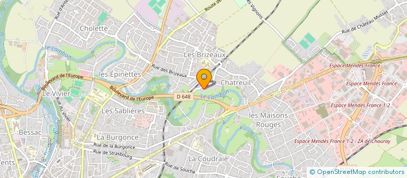 localisation de l'entreprise LA JEUNE NOEMIE à NIORT