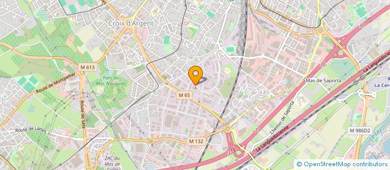 localisation de l'entreprise LA JEUNE PARQUE à MONTPELLIER