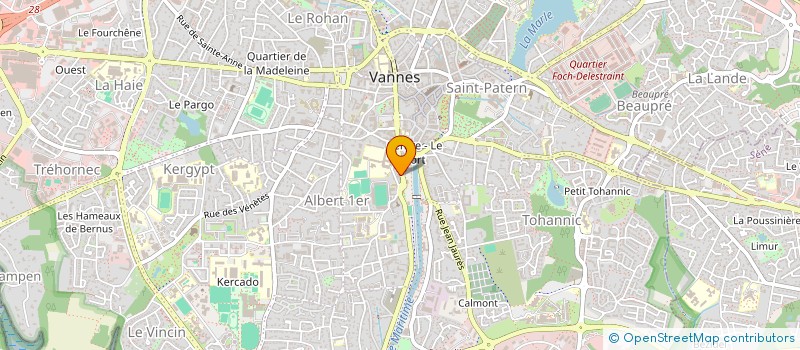 localisation de l'entreprise LA JEUNE SCENE à VANNES