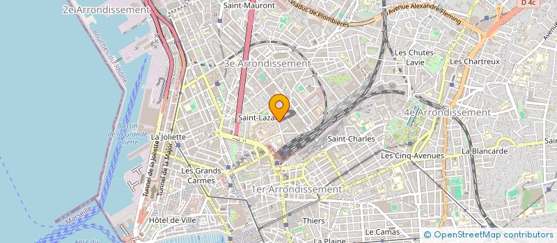 localisation de l'entreprise LA JEUNESSE à MARSEILLE