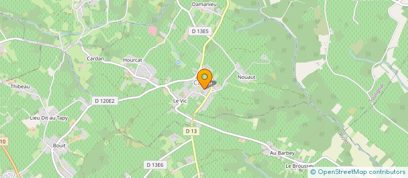 localisation de l'entreprise LA JEUNESSE CARDANAISE  CARDAN