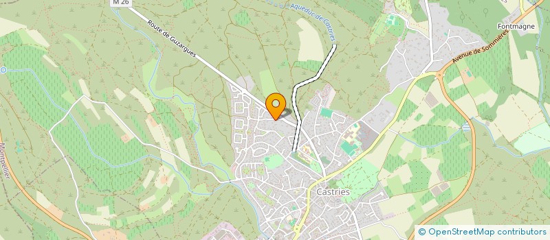 localisation de l'entreprise LA JEUNESSE CASTRIOTE  CASTRIES