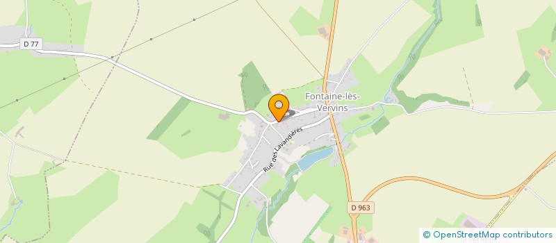localisation de l'entreprise LA JEUNESSE DE FONTAINE  FONTAINE-LES-VERVINS