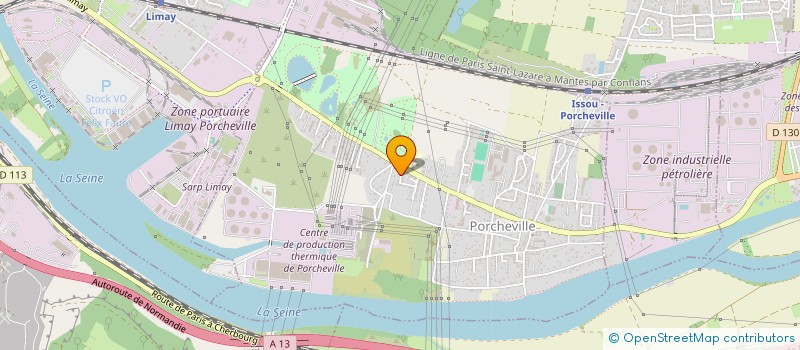 localisation de l'entreprise LA JEUNESSE EVEILLEE  PORCHEVILLE