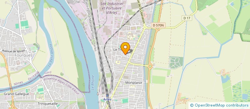 localisation de l'entreprise LA JEUNESSE FRANCAISE à ARLES
