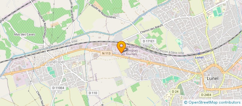 localisation de l'entreprise LA JEUNESSE LUNELLOISE à LUNEL