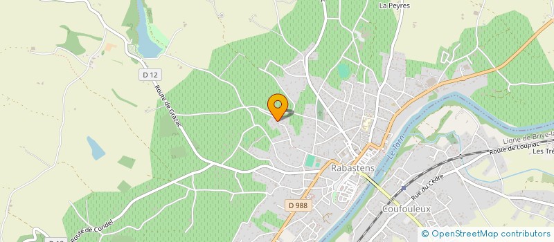 localisation de l'entreprise LA JEUNESSE MARAUDE à RABASTENS