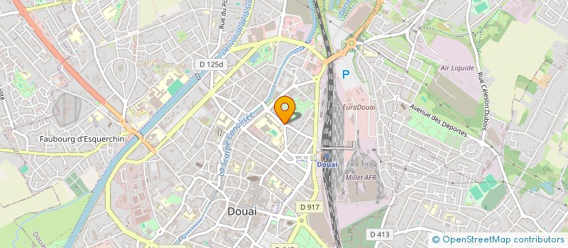 localisation de l'entreprise LA JEUNESSE POUR L'EAU  DOUAI