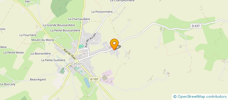 localisation de l'entreprise LA JHILLA à CETON