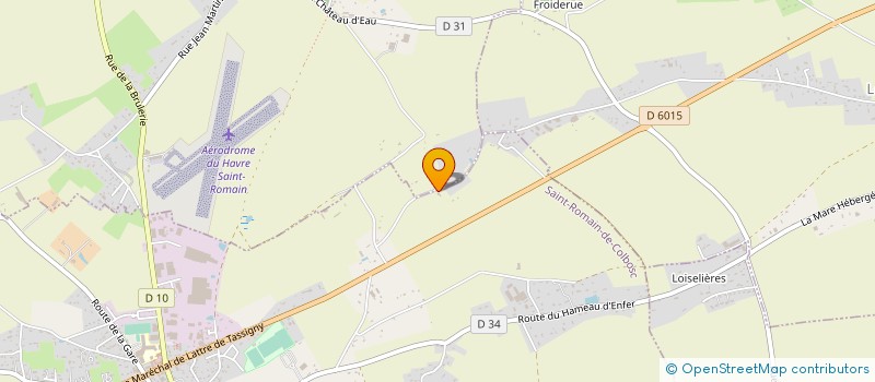 localisation de l'entreprise LA JJAP  SAINT-ROMAIN-DE-COLBOSC