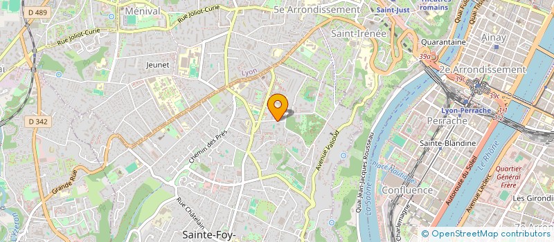 localisation de l'entreprise LA JOBSETTEUSE  SAINTE-FOY-LES-LYON