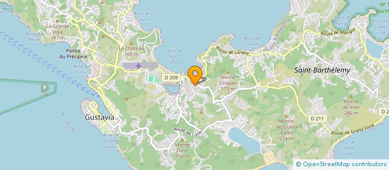 localisation de l'entreprise LA JOIA ST BARTH  SAINT-BARTHELEMY