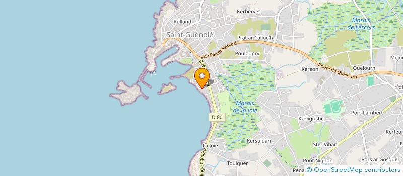 localisation de l'entreprise LA JOIE  PENMARCH