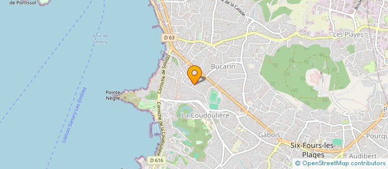 localisation de l'entreprise LA JOIE AU COEUR à SIX-FOURS-LES-PLAGES