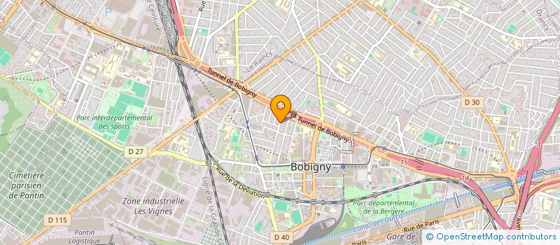 localisation de l'entreprise LA JOIE DE NOS ENFANTS  BOBIGNY