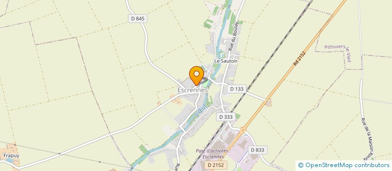 localisation de l'entreprise LA JOIE DE VIVRE 3EME AGE à ESCRENNES