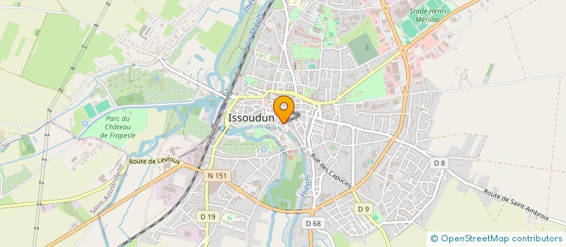 localisation de l'entreprise LA JOIE DE VIVRE CANTONALE à ISSOUDUN