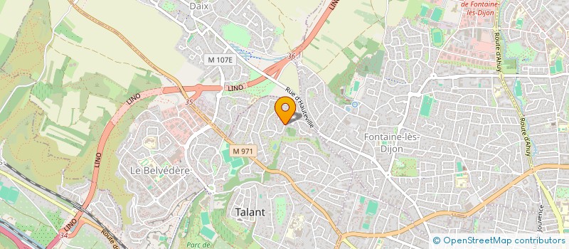 localisation de l'entreprise LA JOIE DU COEUR  TALANT