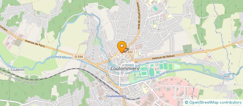 localisation de l'entreprise LA JOLIE BOHEME à COULOMMIERS
