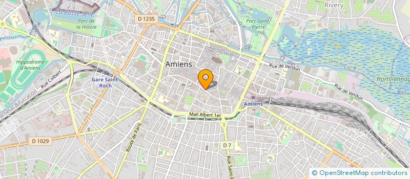 localisation de l'entreprise LA JOLIE POUDREE 2  AMIENS