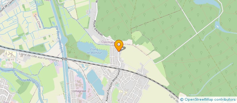 localisation de l'entreprise LA JOLIE SCENE  ARQUES