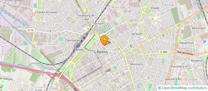 localisation de l'entreprise LA JOLIE SOCIETY  REIMS