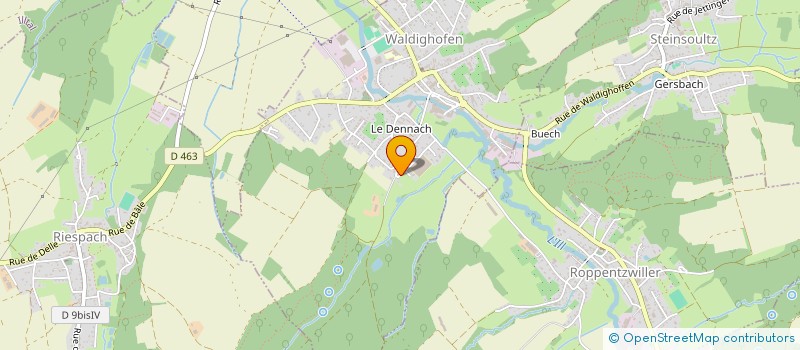 localisation de l'entreprise LA JOLIETTE  WALDIGHOFEN