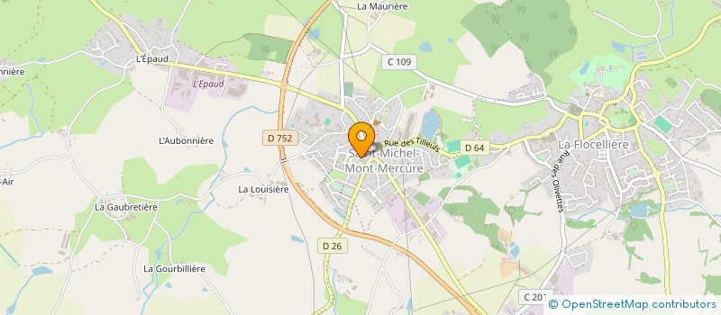 localisation de l'entreprise LA JOLLY BOULANGERIE à SEVREMONT