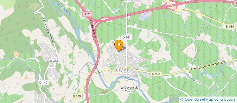 localisation de l'entreprise LA JONCASSE  CABRIERES