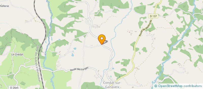 localisation de l'entreprise LA JONCHERE ET CIE  UZERCHE