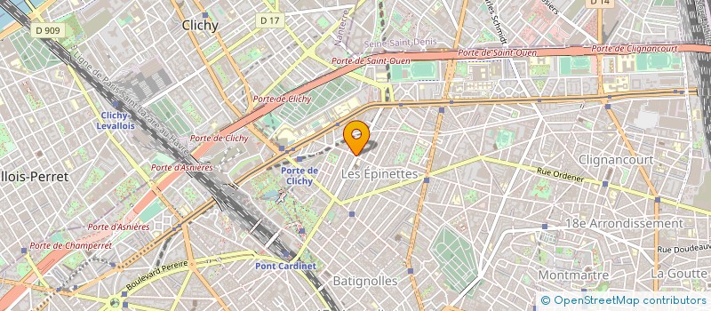 localisation de l'entreprise LA JONQUE DE CHINE à PARIS