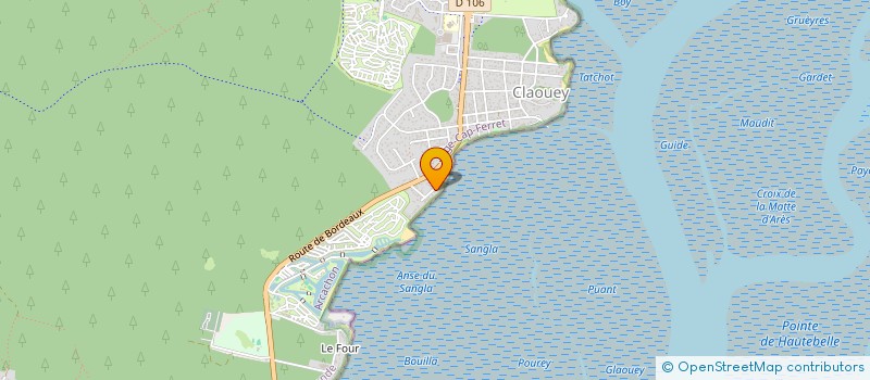 localisation de l'entreprise LA JONQUIERE à LEGE-CAP-FERRET