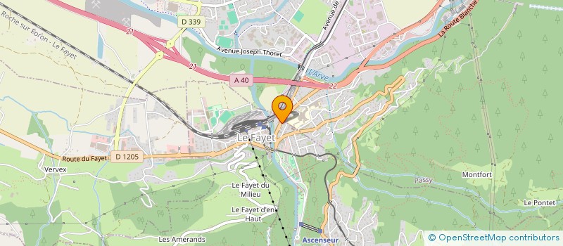 localisation de l'entreprise LA JONQUILLE  SAINT-GERVAIS-LES-BAINS